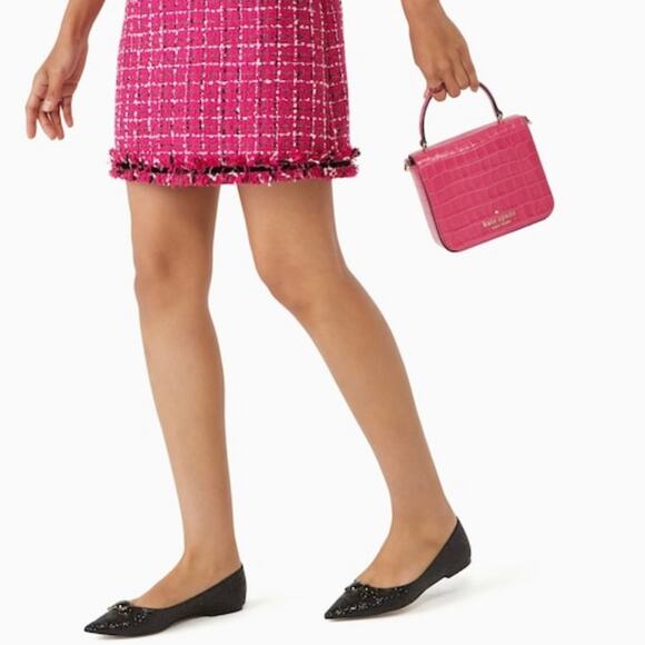 Kate Spade Pink Staci Square Crossbody Bag and Card Holder Bundle Set - Picture 13 of 15